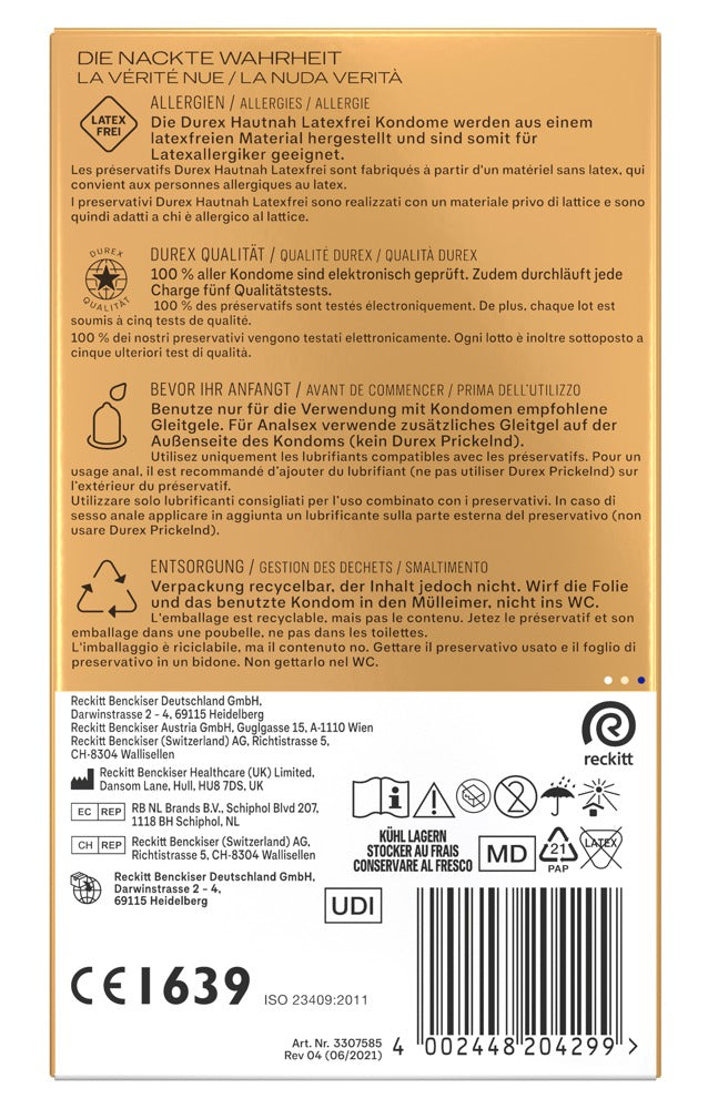 Durex Hautnah Latexfrei