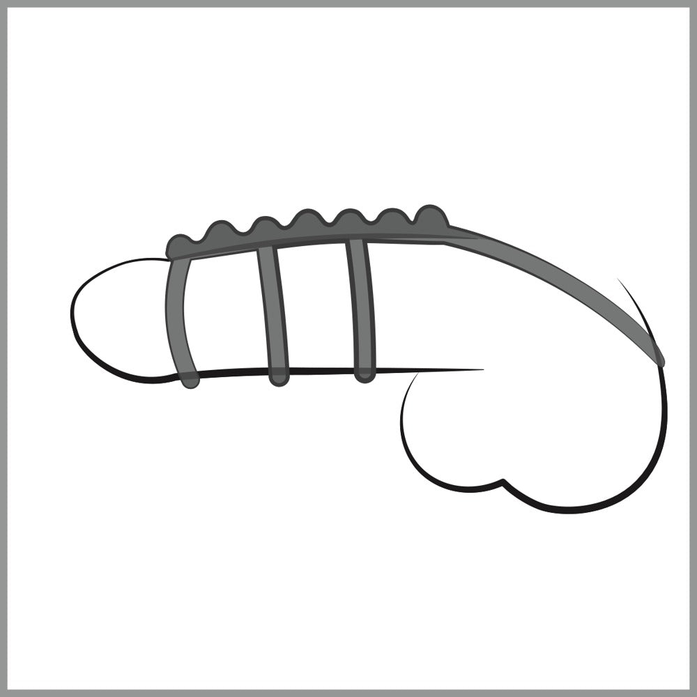 Bad Kitty - Cockring-Set mit Hodenring