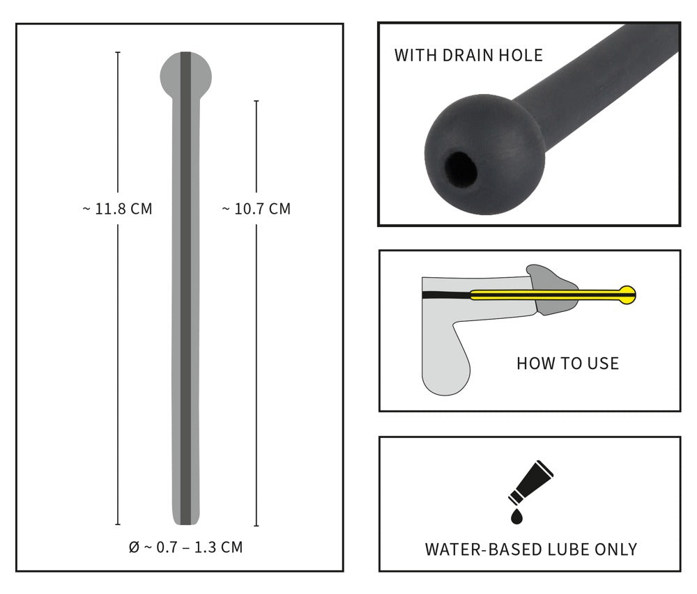 Penisplug - Hohler Penisplug - Urethral Dilator