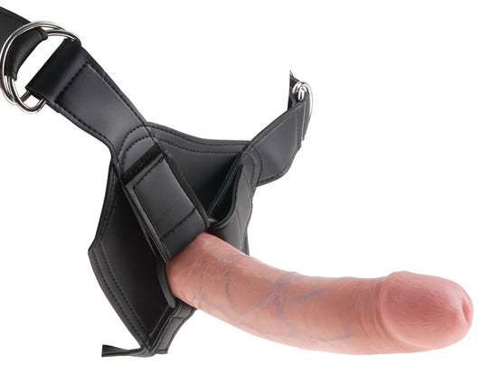 King Cock - Harness mit Naturdildo