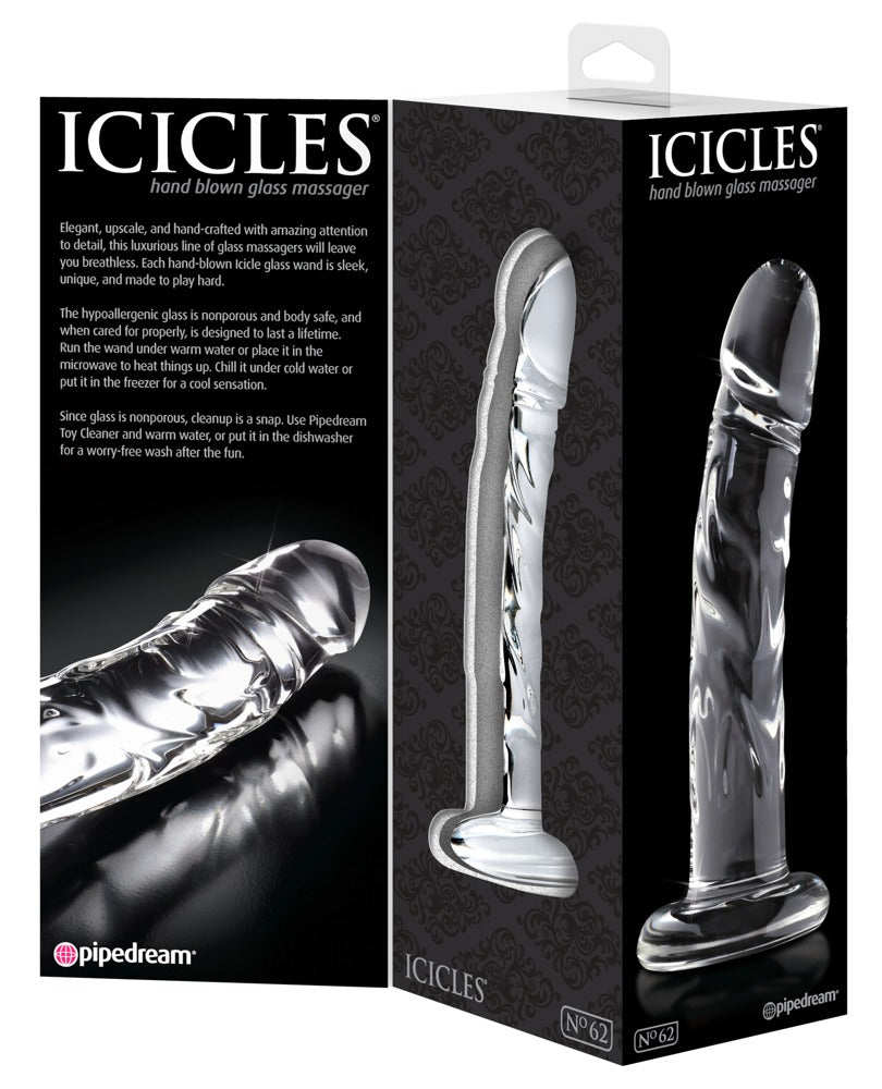 Icicles - Larissa - Handgefertigter Glasdildo