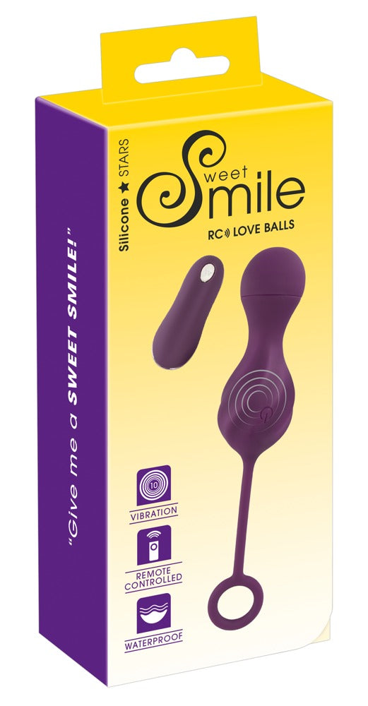 Sweet Smile - RC Love Balls - Ferngesteuerte Liebeskugeln - lila