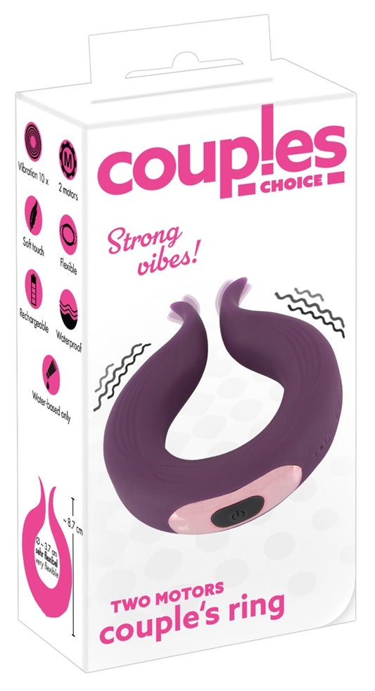 Couples Choice - Duo Ring - Paarvibrator mit zwei Motoren