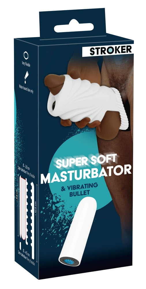 Stroker - Handjob-Sleeve mit Hodenring