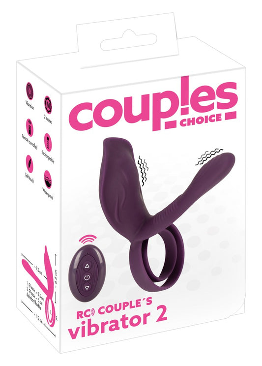 Couples Choice - Couple Boost - Paarvibrator mit Penis- und Hodenring