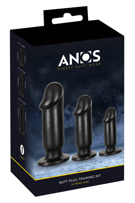 ANOS - Analplug-Set in drei Größen für effektives Dehntraining
