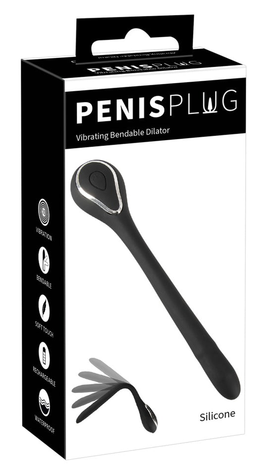 Penisplug - Vibro Dilator - Biegsamer Urethral-Stimulator