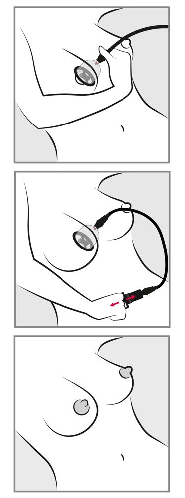Bad Kitty - Nippelsauger - Vibro-Saugset mit Handpumpe