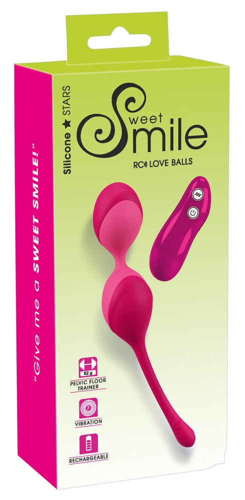 Sweet Smile - Wiederaufladbares Vibrokugel-Duo