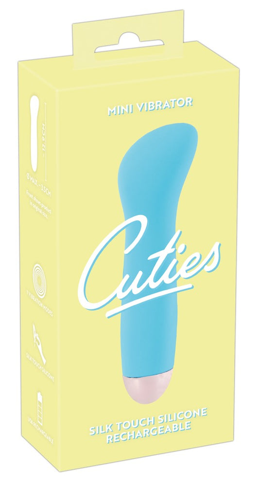 Cuties - Blue Curve Mini - Kompaktvibrator mit Softmulde