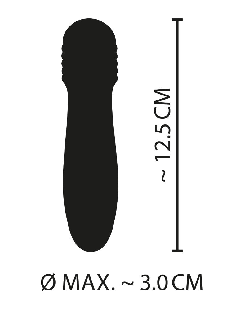 Cuties - Groove Mini - Taschenvibrator mit Rillenkuppe