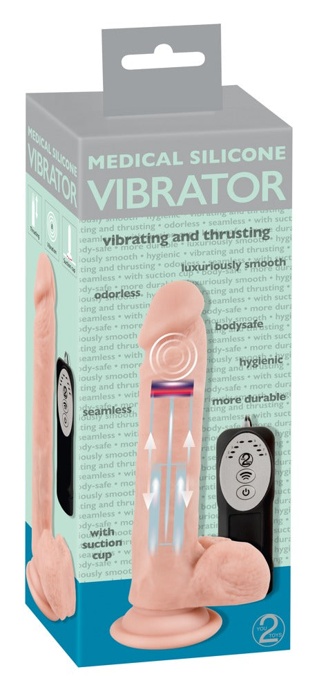 Medical Silicone - Silikon -Vibrationsdildo
