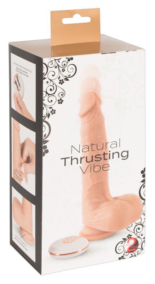 You2Toys -Natural Thrusting - Stoßvibrator mit Fernbedienung