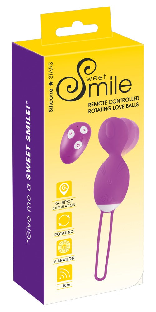 Sweet Smile - Wiederaufladbares Vibrokugel-Duo