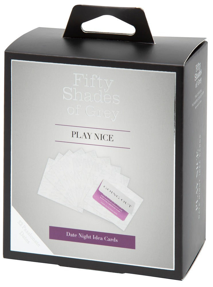 Fifty Shades of Grey - Play Nice Date Night Idea Cards
