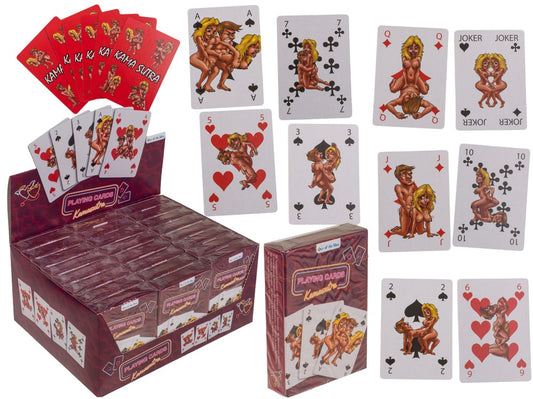 JOKE ITEMS - Spielkarten Kamasutra Comic,