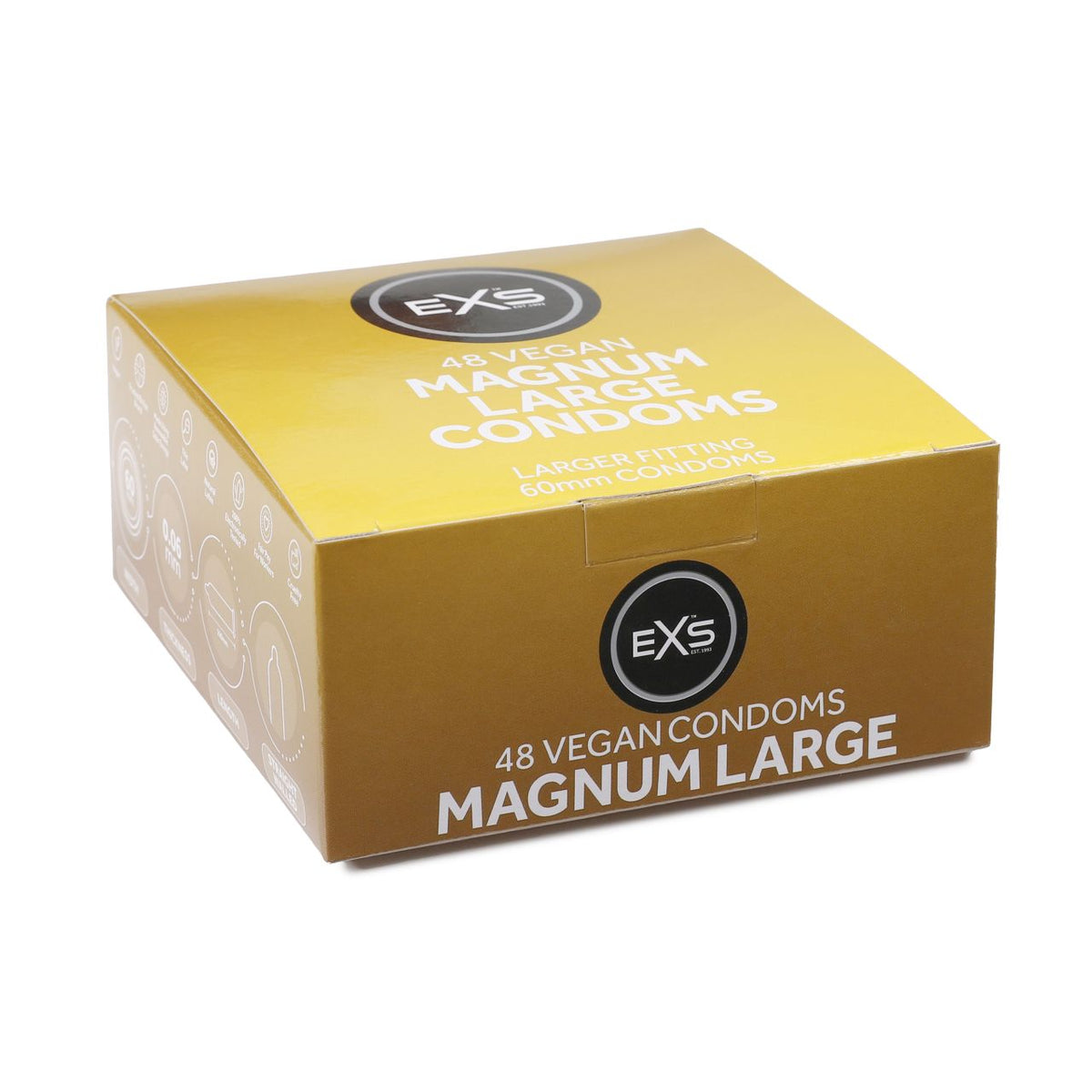 Exs Condoms - Magnum 60mm - Kondome mit großer Passform