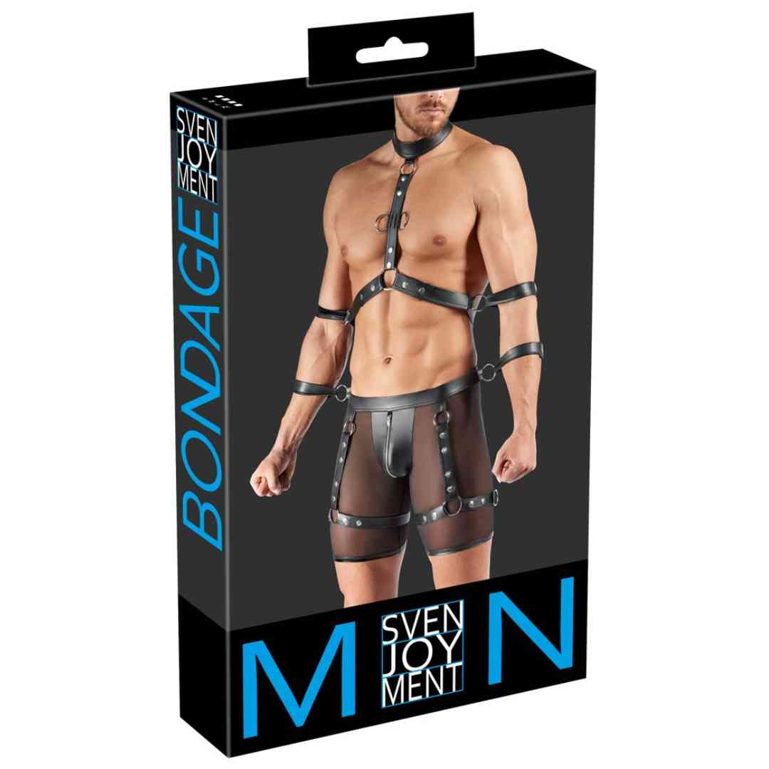 Harness-Pants und Brust-Harness im Set
