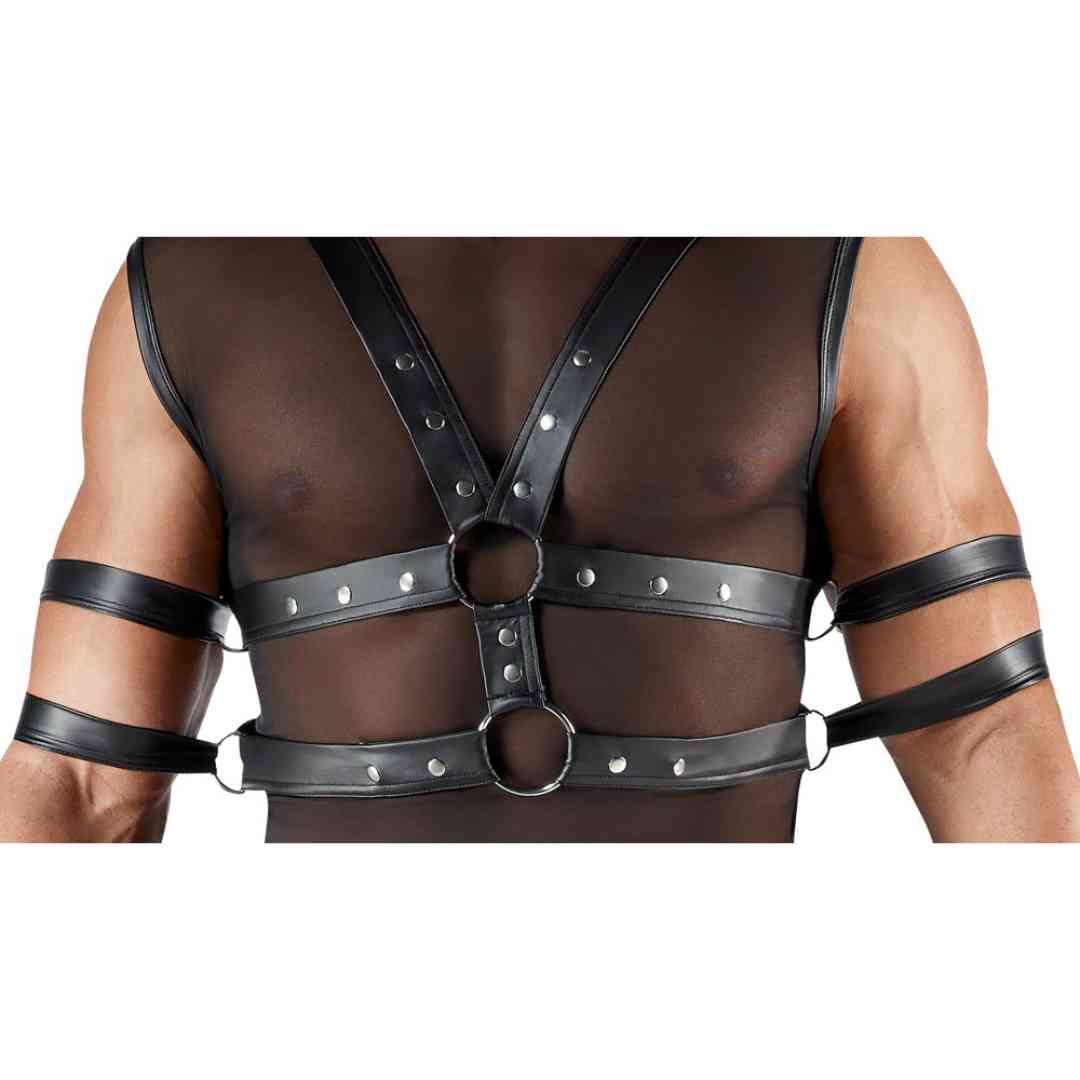 Shirt & Brust-Harness im Set