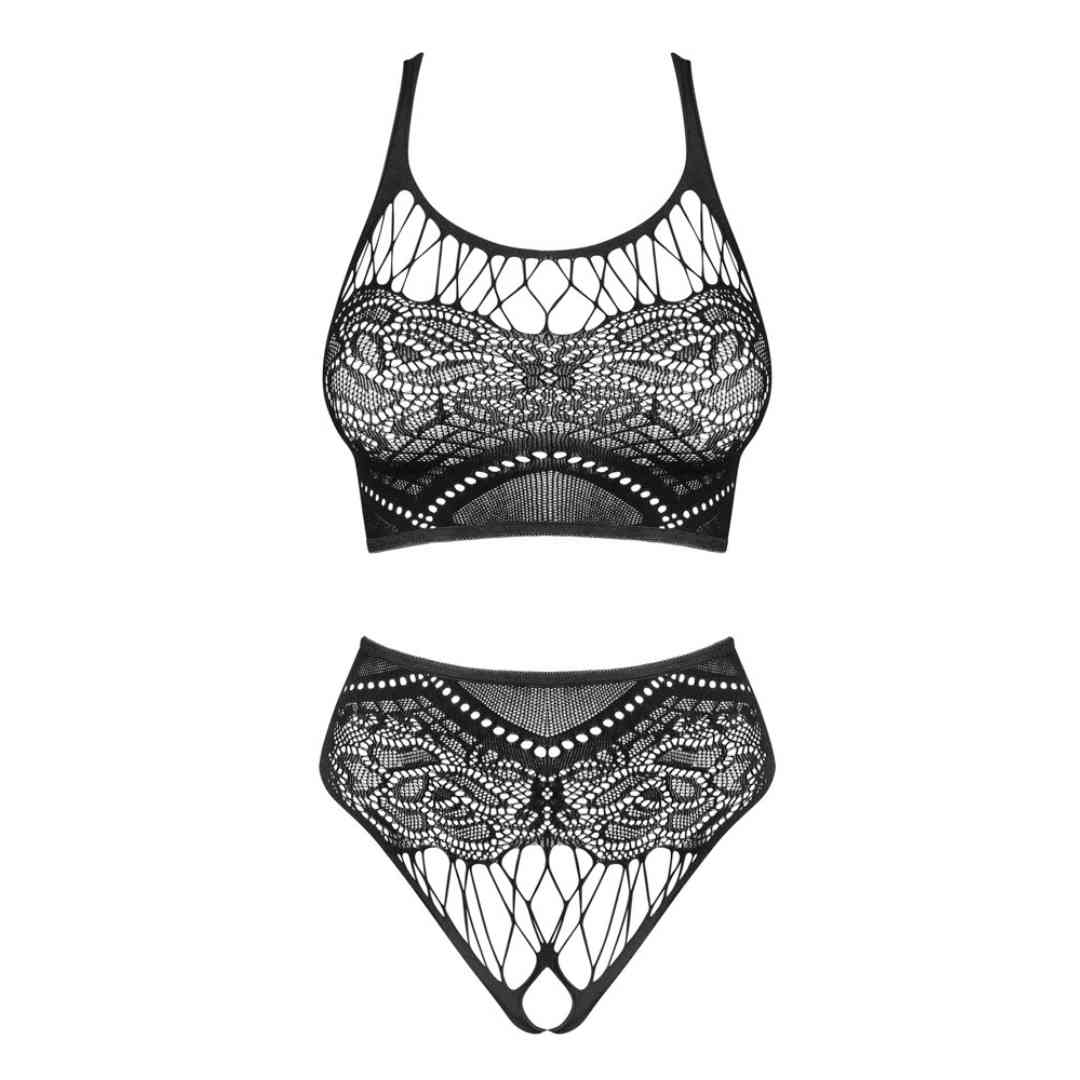 Schwarzes Dessous-Set