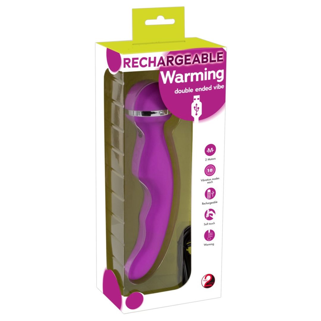 2-in-1 Massagestab "Rechargeable Warming Vibe" OH MY! FANTASY