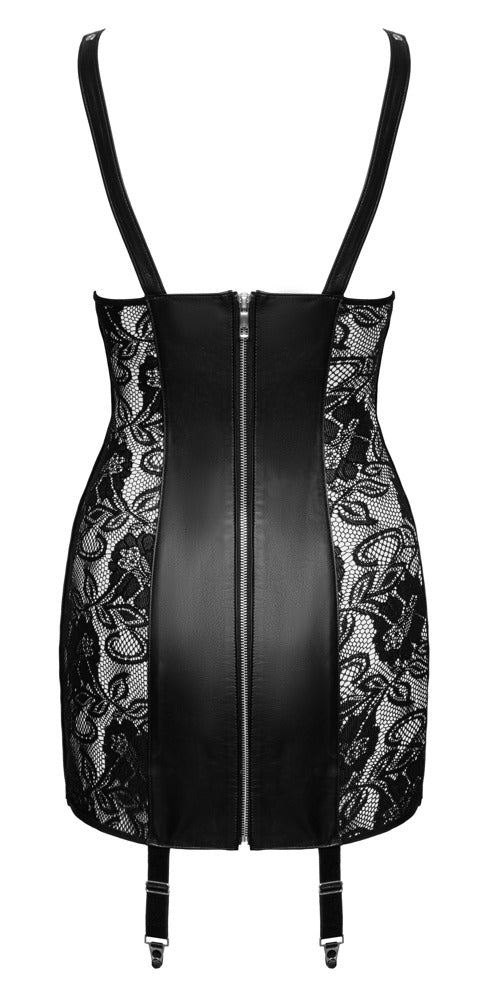 ZADO - Leder-Minikleid - Strapskleid