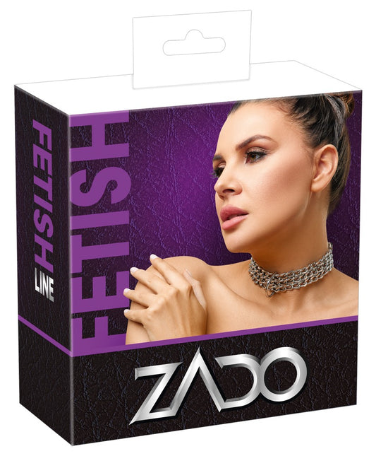 ZADO - Leder Halsfessel Kette