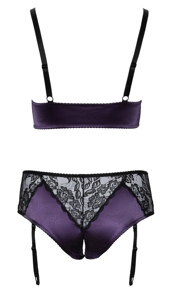 Cottelli - BH Set lila/schwarz