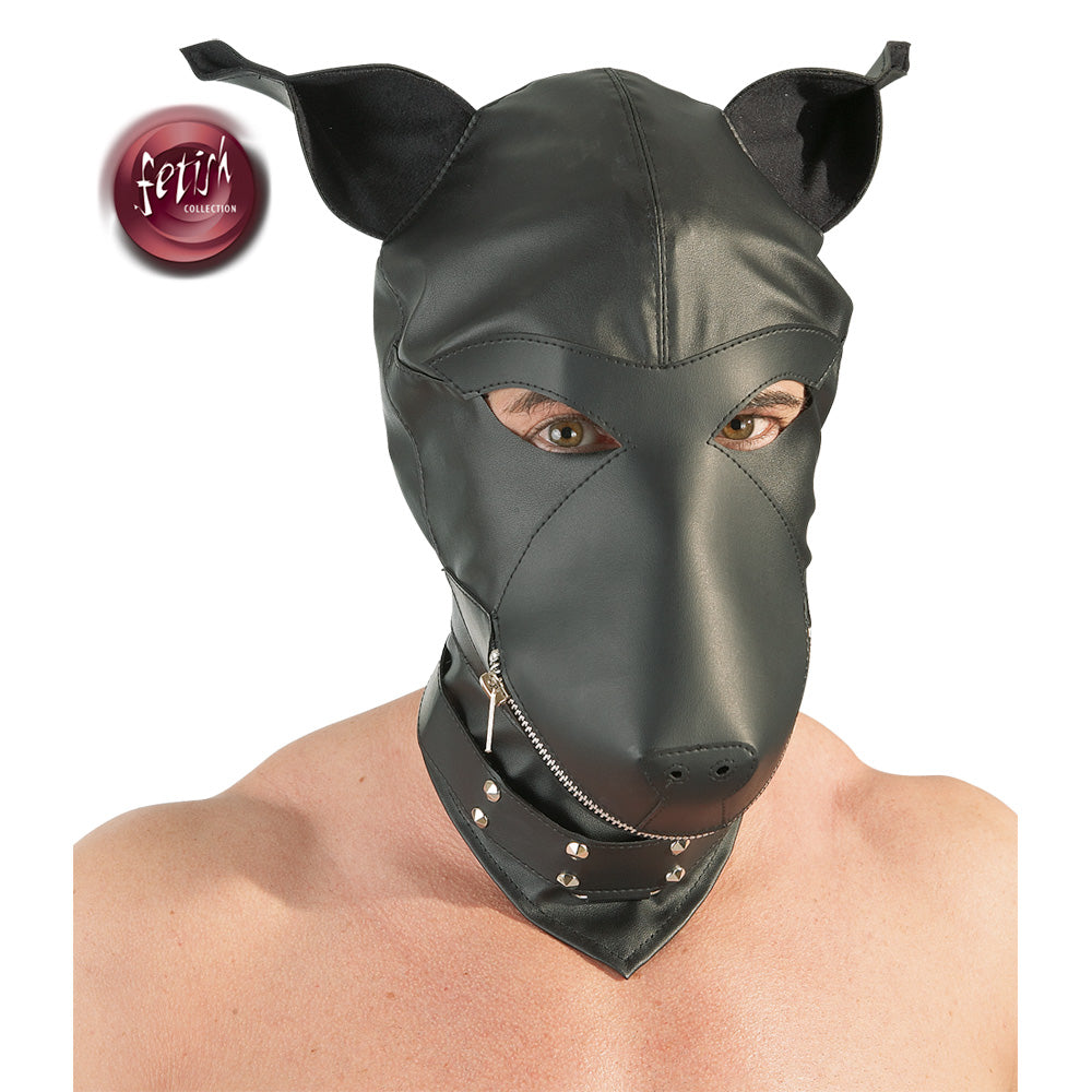fetish Collection - Hundemaske aus Lederimitat