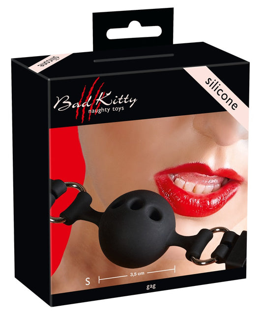 Bad Kitty - Knebel - Silikon-Gag mit Luftlöchern & verstellbarem Riemen