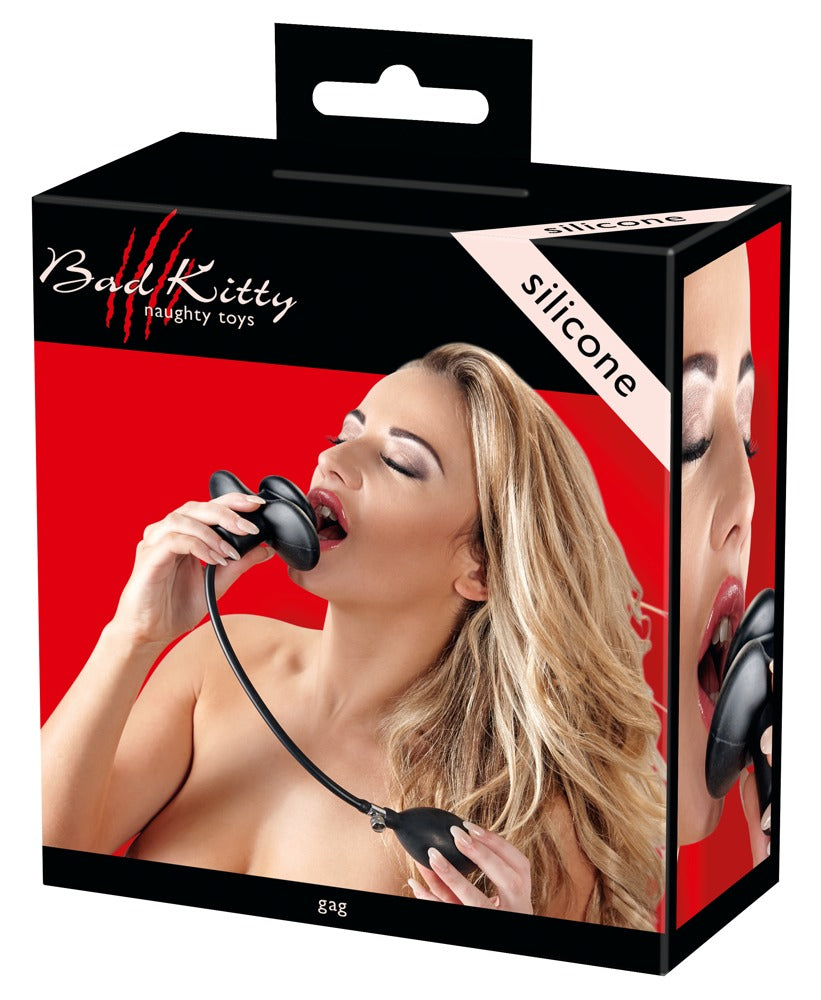 Bad Kitty - Aufpumpbarer Silikonknebel für intensives BDSM
