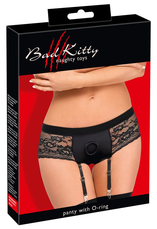 Bad Kitty - Strap-on-Panties - elastische Mikrofaser-Spitzenpanty
