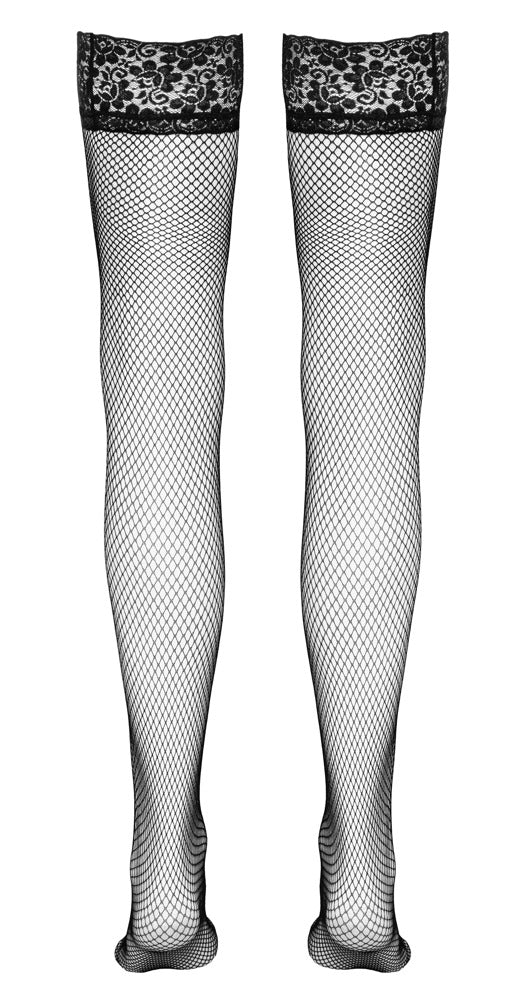 Cottelli - Halterlose Netzstrümpfe