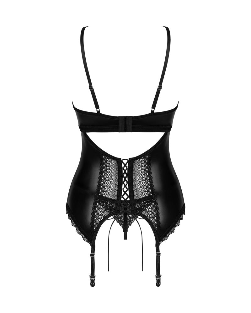 Obsessive - Set Norides - Straps-Corsage und String im Set
