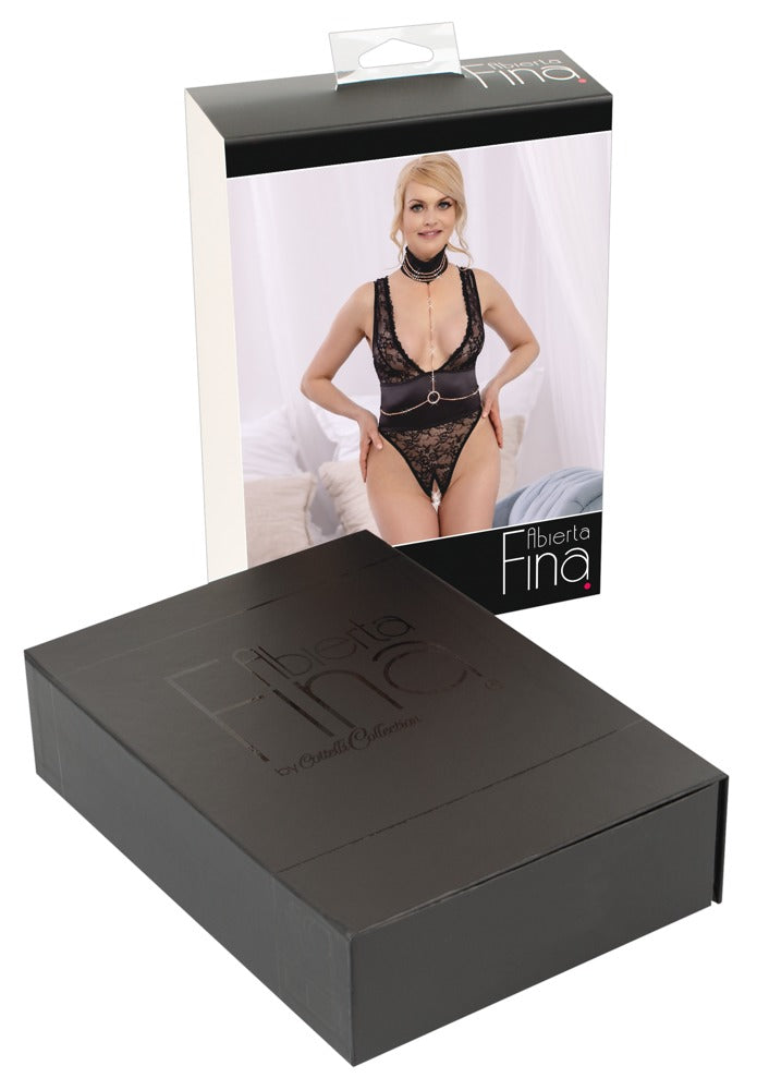 Abierta Fina - Body Strass