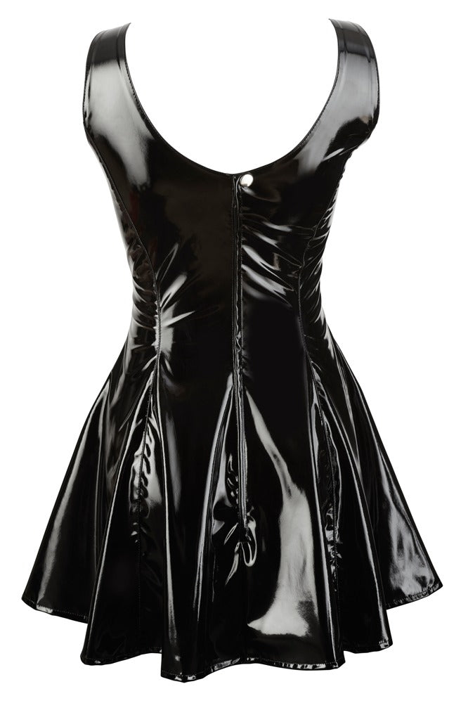 Black Level - Lackkleid - Mini-Kleid mit tiefem Ausschnitt