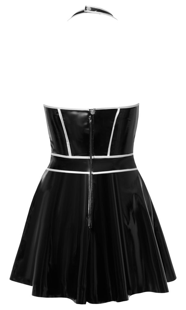 Black Level - Lack Neckholder-Kleid