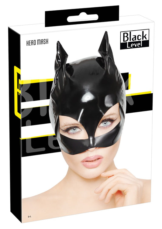 Black Level - Lackmaske - halbe Maske im Cat-Look