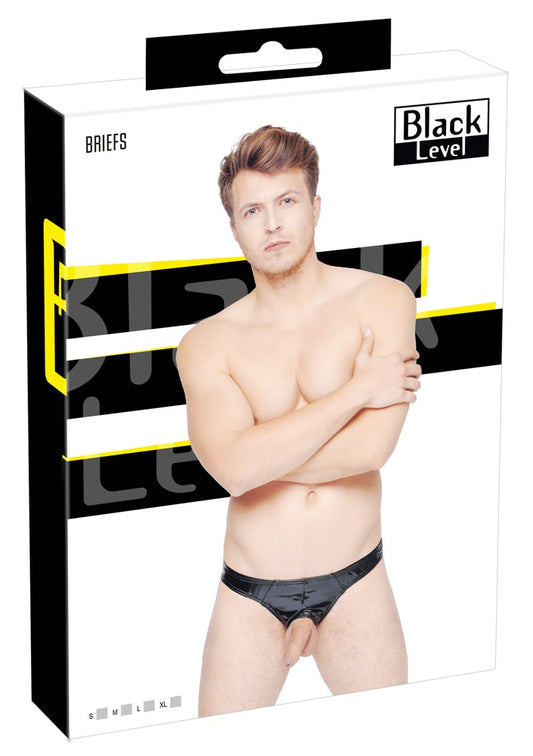 Black Level - Lackslip mit Öffnung