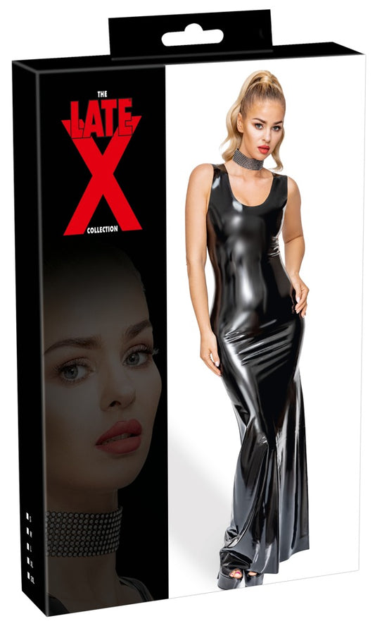 Late X - Latex Kleid lang