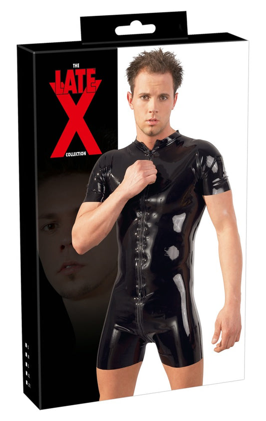 Late X - Latex Herren Kurzoverall