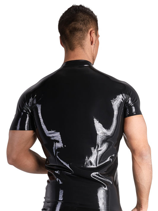 Late X - Latex Herren Shirt