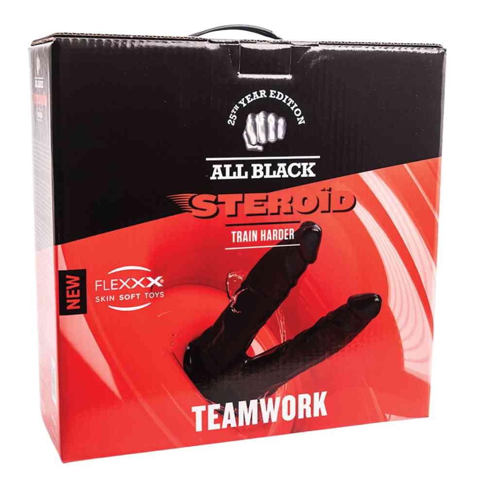 XXL Dildo "Teamwork Black"