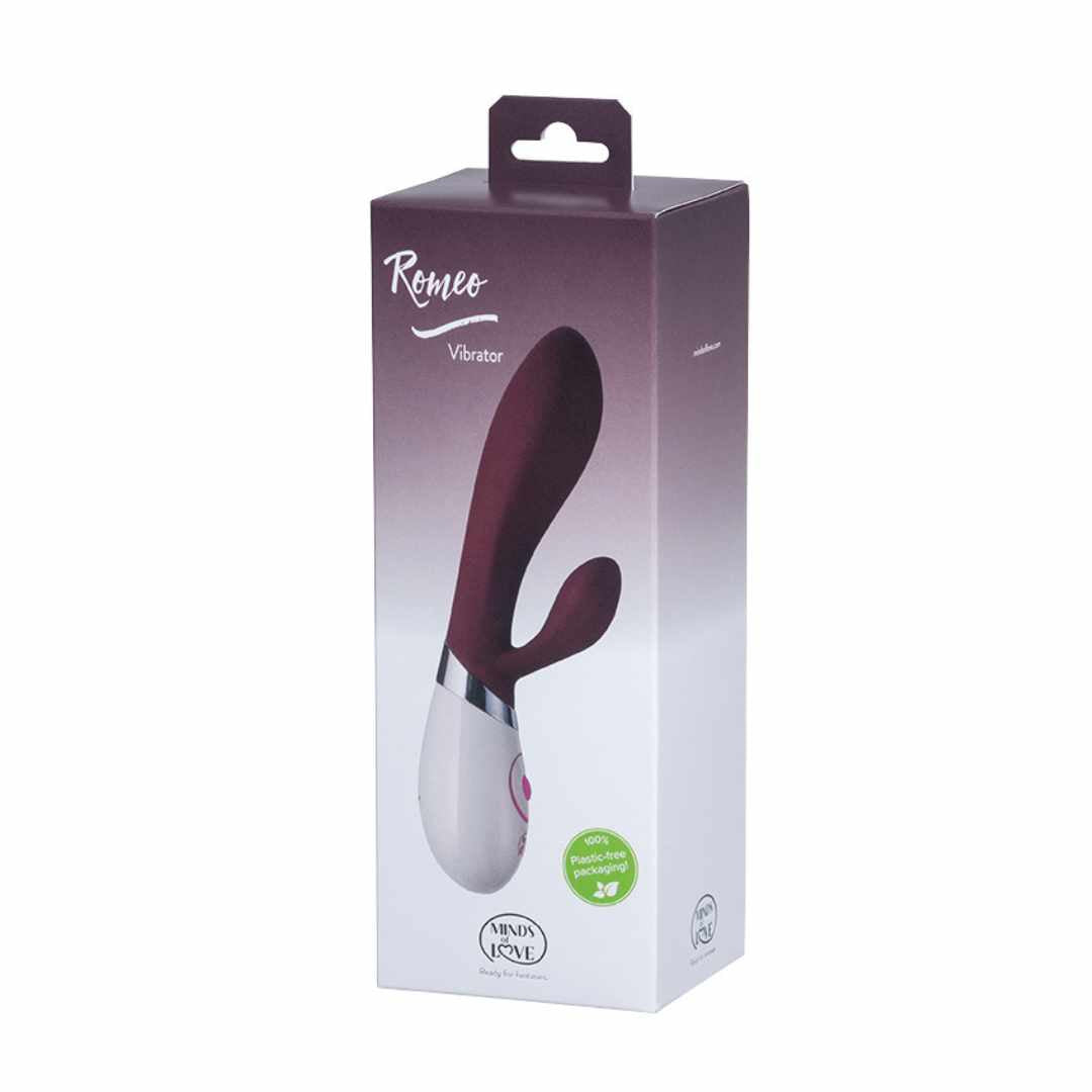 MINDS of LOVE Romeo dunkelrot/ weiß