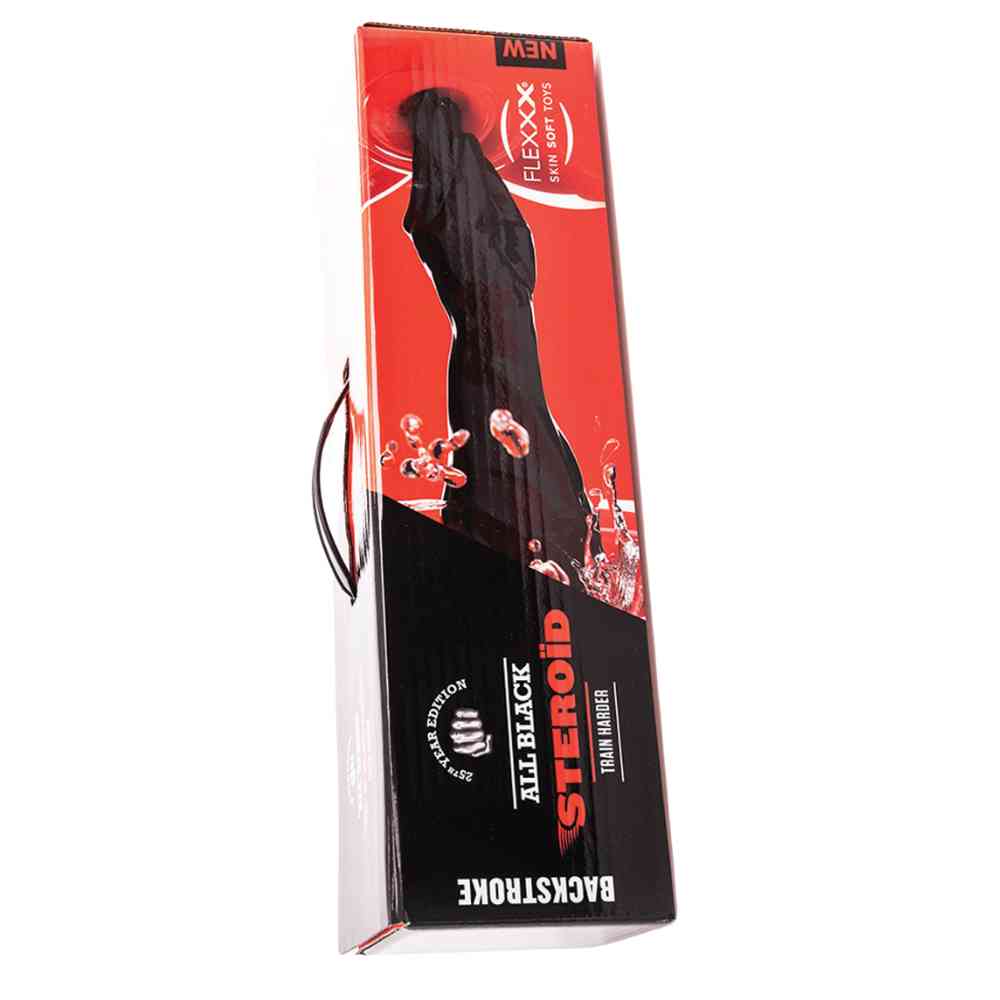 XXL Dildo "Backstroke Black"