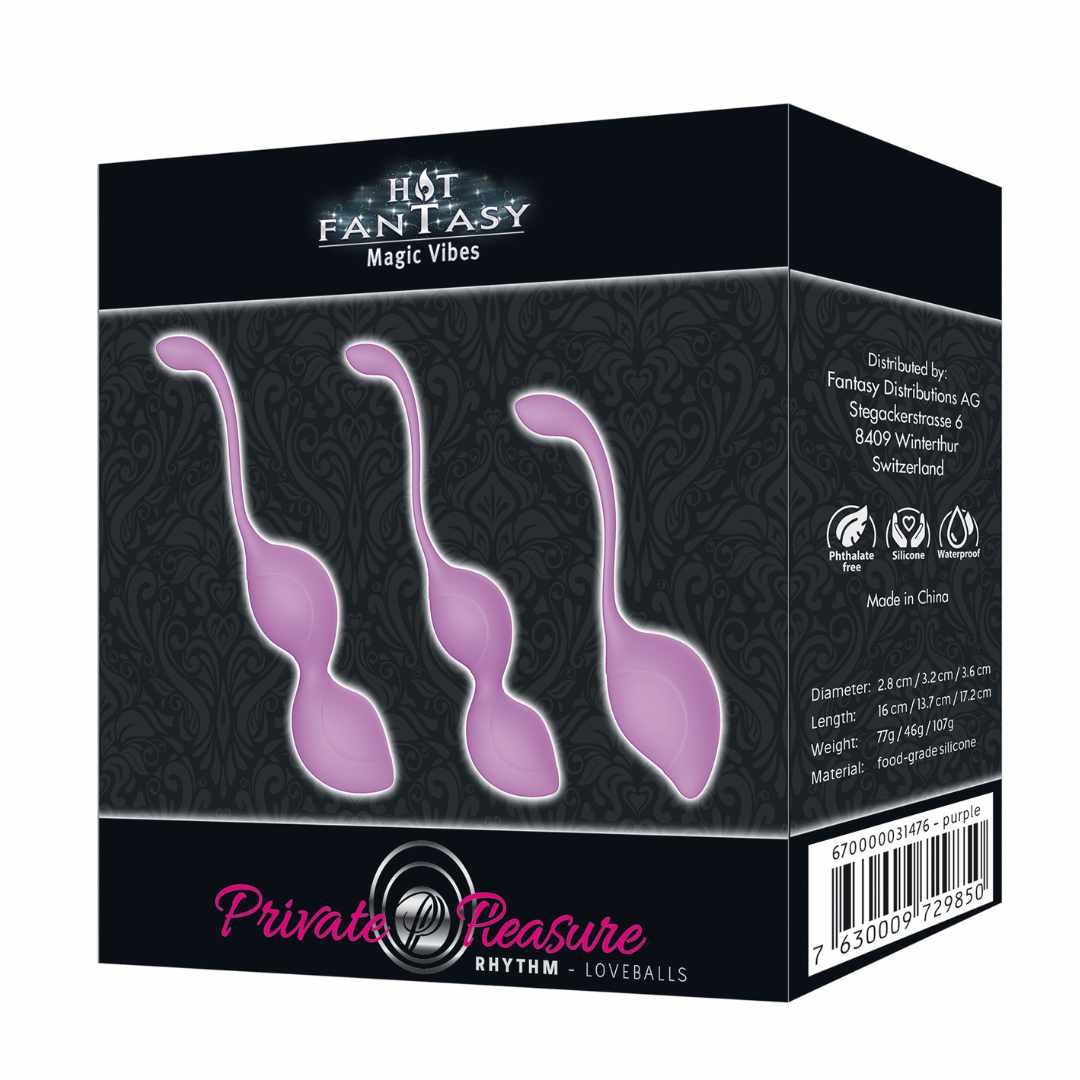 HOT FANTASY Private Pleasure Rhythm Balls lilac
