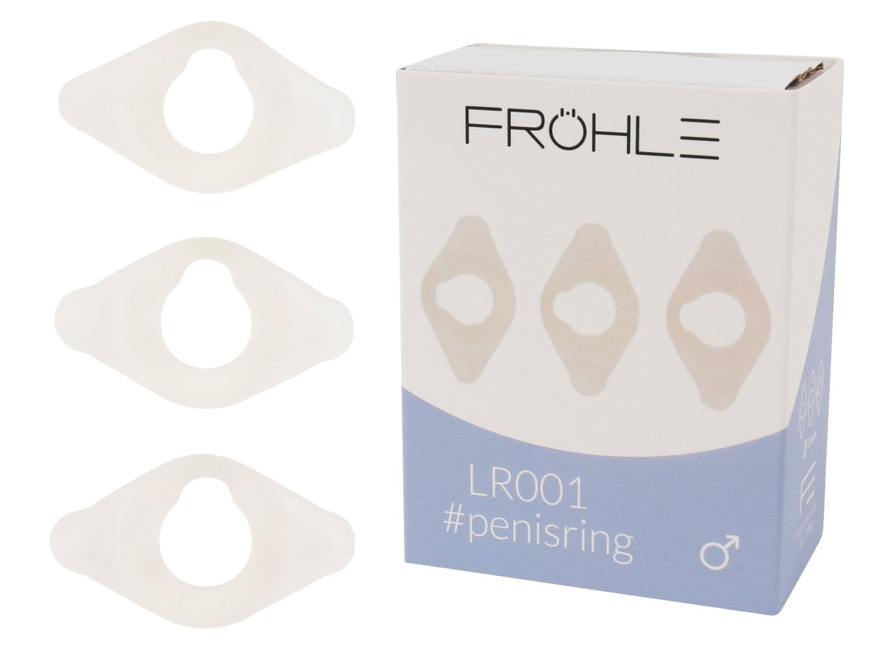 FRÖHLE - Liebesringe 3er Set