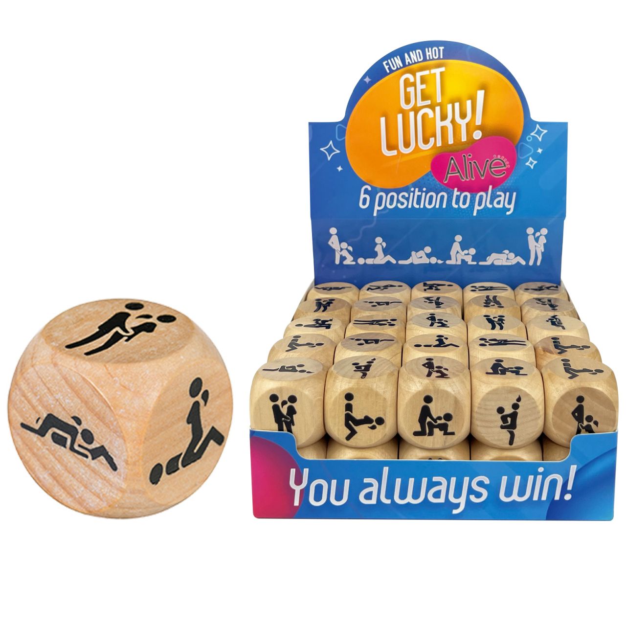 Alive - 50er Display - Get Lucky Dice