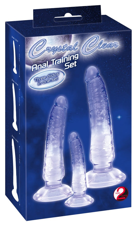 Crystal - Anal Trainer Set - Analdildo-Set mit 3 Größen