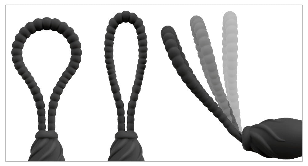 Black Velvets - Strapless Strap-on - flexibler Dildo für Paare